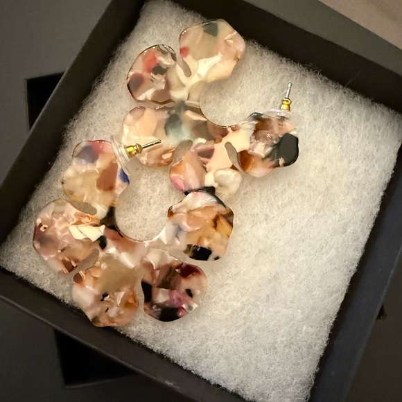 J. Crew Jewelry - J. Crew Multicolor Floral Earrings